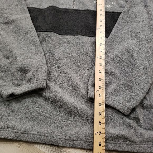 Perry Ellis America active sweater quarter zip pullover size medium men's - Picture 5 of 5